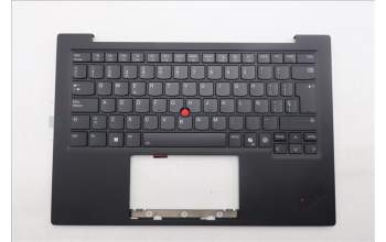 Lenovo 5M11S09585 C-Cover with keyboard, Spanish, Black, Backlight, UK