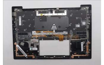 Lenovo 5M11S09614 C-Cover with keyboard, Czech Slovakian, Black, Backlight, WWAN, UK