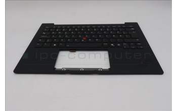 Lenovo 5M11S09616 C-Cover with keyboard, Danish, Black, Backlight, WWAN, UK