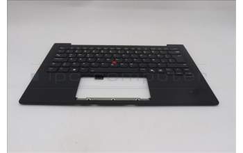 Lenovo 5M11S09637 C-Cover with keyboard, Icelandic, Black, Backlight, WWAN, UK