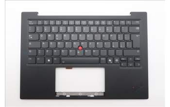 Lenovo 5M11S09638 C-Cover with keyboard, Italian, Black, Backlight, WWAN, UK