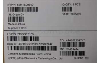 Lenovo 5M11S09649 C-Cover with keyboard, Norwegian, Black, Backlight, WWAN, UK