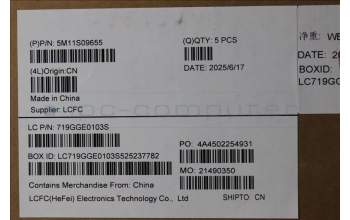 Lenovo 5M11S09655 C-Cover with keyboard, Russian, Black, Backlight, WWAN, US