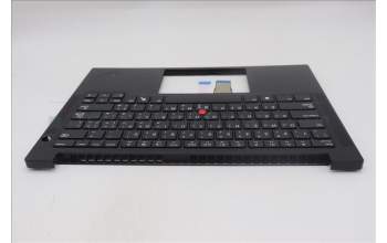 Lenovo 5M11S09681 C-Cover with keyboard, Arabic, Black, US