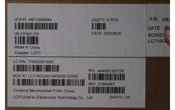 Lenovo 5M11S09694 C-Cover with keyboard, Hungarian, Black, UK