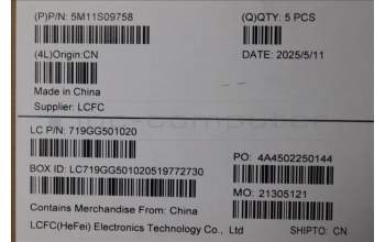 Lenovo 5M11S09758 C-Cover with keyboard, Belgian, Black, Backlight, UK