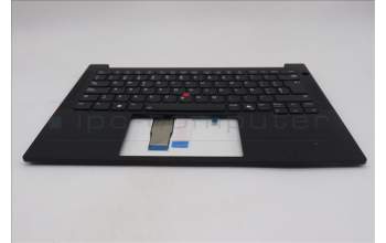 Lenovo 5M11S09766 C-Cover with keyboard, Spanish, Black, Backlight, UK