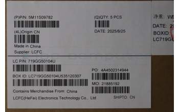 Lenovo 5M11S09782 C-Cover with keyboard, Hungarian, Black, Backlight, UK