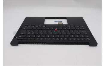 Lenovo 5M11S09782 C-Cover with keyboard, Hungarian, Black, Backlight, UK