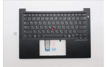 Lenovo 5M11S09784 C-Cover with keyboard, Hebrew, Black, Backlight, US