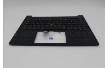 Lenovo 5M11S09788 C-Cover with keyboard, Italian, Black, Backlight, UK