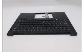 Lenovo 5M11S09796 C-Abdeckung mit Tastatur, Portugiesisch, schwarz, Hintergrundbeleuchtung