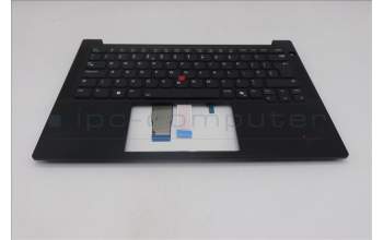 Lenovo 5M11S09830 C-Cover with keyboard, UK English, Black, Backlight, UK