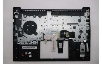 Lenovo 5M11S09888 C-Cover with keyboard, Belgian, Black, UK