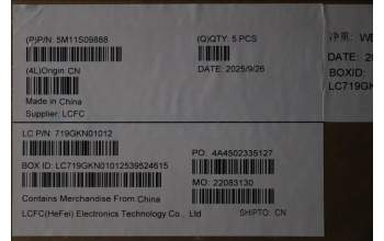 Lenovo 5M11S09888 C-Cover with keyboard, Belgian, Black, UK