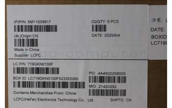 Lenovo 5M11S09917 C-Cover with keyboard, Swedish/Finnish, Black, UK