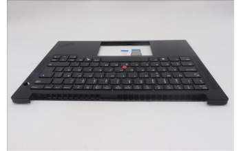 Lenovo 5M11S09917 C-Cover with keyboard, Swedish/Finnish, Black, UK