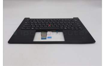 Lenovo 5M11S10008 C-Cover with keyboard, Russian, Black, Backlight, US