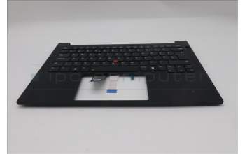 Lenovo 5M11S10034 C-Cover with keyboard, UK English, Black, Backlight, UK