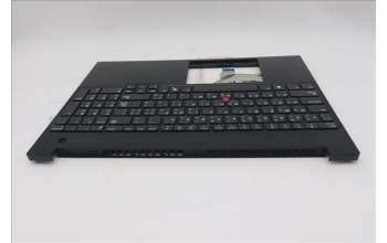 Lenovo 5M11S10093 C-Cover with keyboard, Arabic, Black, US