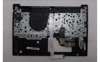 Lenovo 5M11S10096 C-Cover with keyboard, Belgian, Black, UK