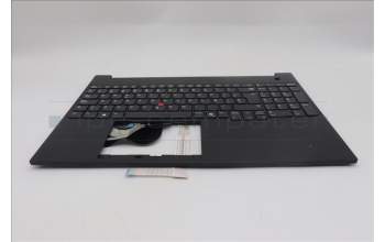 Lenovo 5M11S10099 C-Cover with keyboard, Spanish, Black, UK