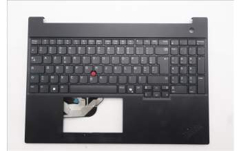 Lenovo 5M11S10101 C-Cover with keyboard, French, Black, US