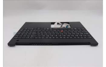 Lenovo 5M11S10104 C-Cover with keyboard, German, Black, UK