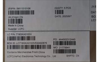 Lenovo 5M11S10106 C-Cover with keyboard, Greek, Black, US