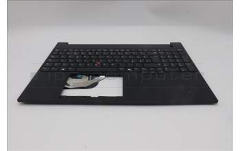 Lenovo 5M11S10111 C-Cover with keyboard, Italian, Black, UK