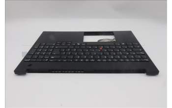 Lenovo 5M11S10111 C-Cover with keyboard, Italian, Black, UK