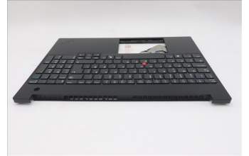 Lenovo 5M11S10114 C-Cover with keyboard, Norwegian, Black, UK