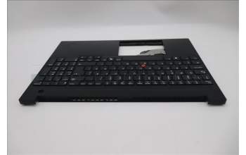 Lenovo 5M11S10124 C-Cover with keyboard, Swedish/Finnish, Black, UK