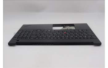 Lenovo 5M11S10158 C-Cover with keyboard, English, Black, Backlight, US