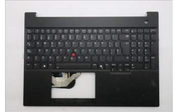 Lenovo 5M11S10172 C-Cover with keyboard, Spanish, Black, Backlight