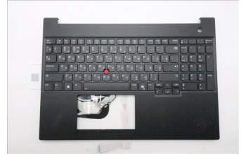 Lenovo 5M11S10199 C-Cover with keyboard, Russian, Black, Backlight, US