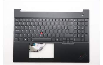 Lenovo 5M11S10209 C-Cover with keyboard, Swedish/Finnish, Black, Backlight, UK