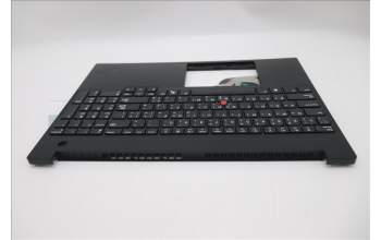 Lenovo 5M11S10276 C-Cover with keyboard, Arabic, Black, US