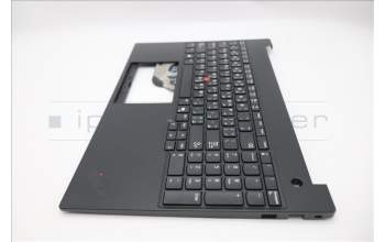 Lenovo 5M11S10276 C-Cover with keyboard, Arabic, Black, US