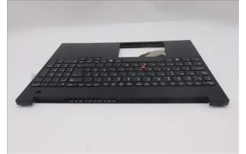 Lenovo 5M11S10280 C-Cover with keyboard, Danish, Black, UK