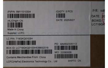 Lenovo 5M11S10304 C-Cover with keyboard, Slovenian, Black, UK