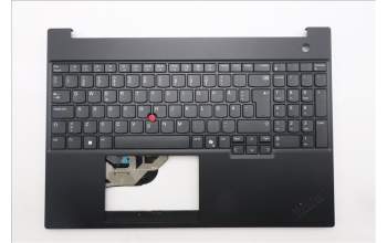 Lenovo 5M11S10306 C-Cover with keyboard, Swedish/Finnish, Black, UK