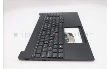 Lenovo 5M11S10320 C-Cover with keyboard, Bulgarian, Black, UK