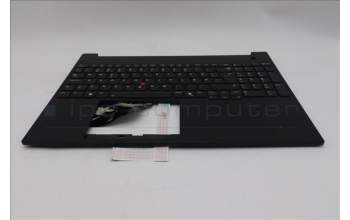 Lenovo 5M11S10351 C-Cover with keyboard, Danish, Black, Backlight, UK