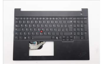 Lenovo 5M11S10373 C-Cover with keyboard, Italian, Black, Backlight, UK