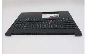 Lenovo 5M11S10386 C-Cover with keyboard, Czech Slovakian, Black, Backlight, UK