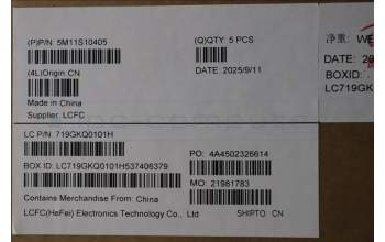 Lenovo 5M11S10405 MECH_ASM KBCCV EURO ENG BL(CCN)US BK