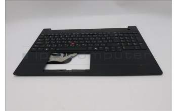 Lenovo 5M11S10412 C-Cover with keyboard, Bulgarian, Black, Backlight, UK