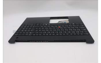 Lenovo 5M11S10412 C-Cover with keyboard, Bulgarian, Black, Backlight, UK