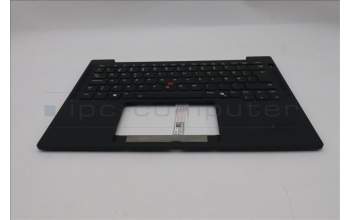 Lenovo 5M11S15581 C-Cover with keyboard, Danish, Black, Backlight, UK